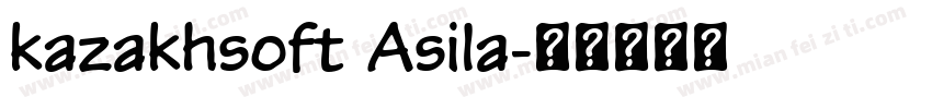 kazakhsoft Asila字体转换